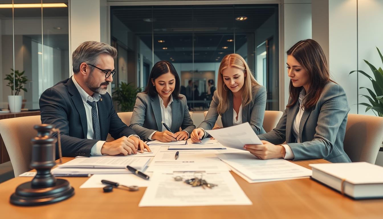 Business contract documents